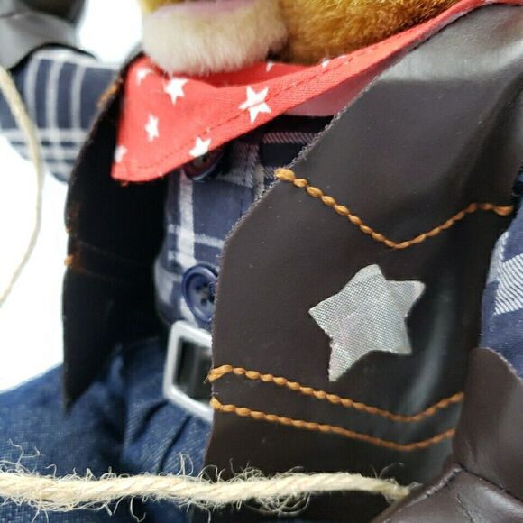 Singing Dancing Plush Cowboy Bear Aurora World Lasso Stuffed Animal Buffalo Gals - Picture 7 of 16